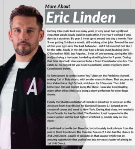 Adrenaline Action Martial Arts Founder Eric Linden